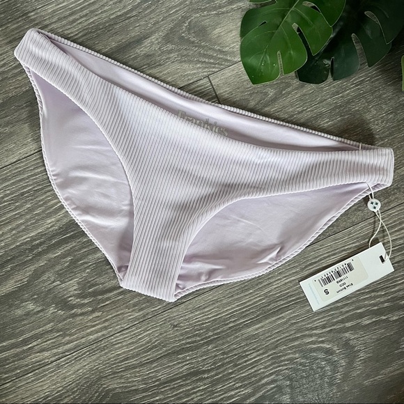 Frankie’s Shea stretch knit curve hugging seamless bikini bottoms in orchid. S - Picture 6 of 10